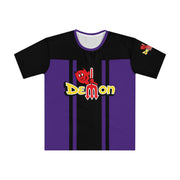 Demon Men's Loose T-shirt purple/black