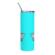 57 Chevy Tribute Skinny Matte Tumbler, 20oz Light Turquoise