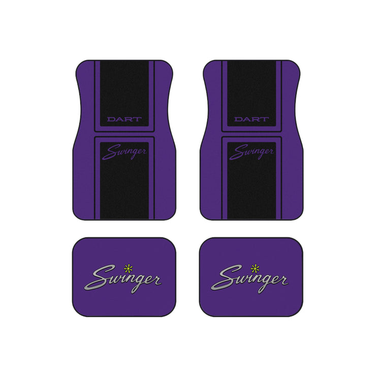 Dart Swinger Tribute Car Floor Mats (Set of 4) purple