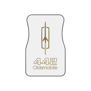 1985 1986 1987 Olds Oldsmobile 442 Car Floor Mats (set Of 4)  Gold/white