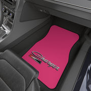 Pink Charger Tribute Car Floor Mats (Set of 4) pink
