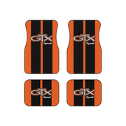 Plymouth GTX Tribute Car Floor Mats (Set of 4) Orange