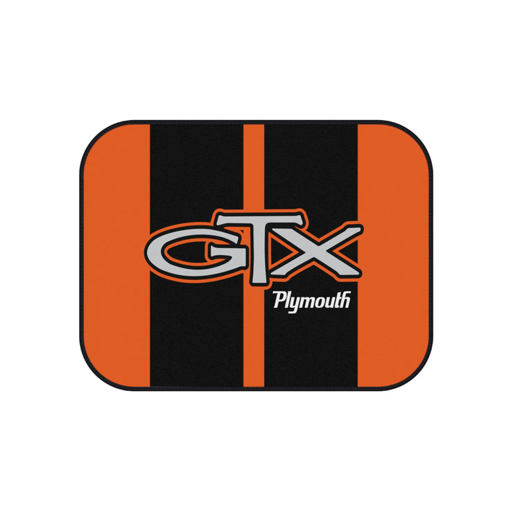 Plymouth GTX Tribute Car Floor Mats (Set of 4) Orange