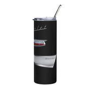 57 Chevy Tribute Skinny Matte Tumbler, 20oz Black