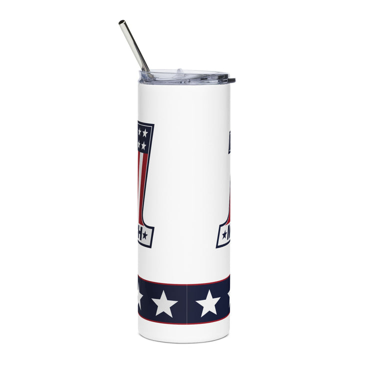 MCH 1 USA Stars and Bars  20 ounce Tumbler with Straw