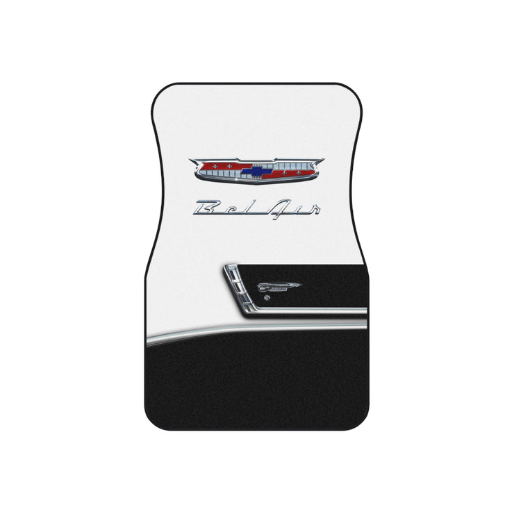 56 1956 Chevy Bel Air Tribute Car Floor Mats (Set of 4) black