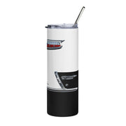 1955 55 Chevy Bel Air Tribute 20 ounce Tumbler with Straw Black/White
