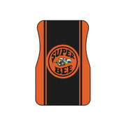 Super Bee Tribute Car Floor Mats (Set of 4) orange/black