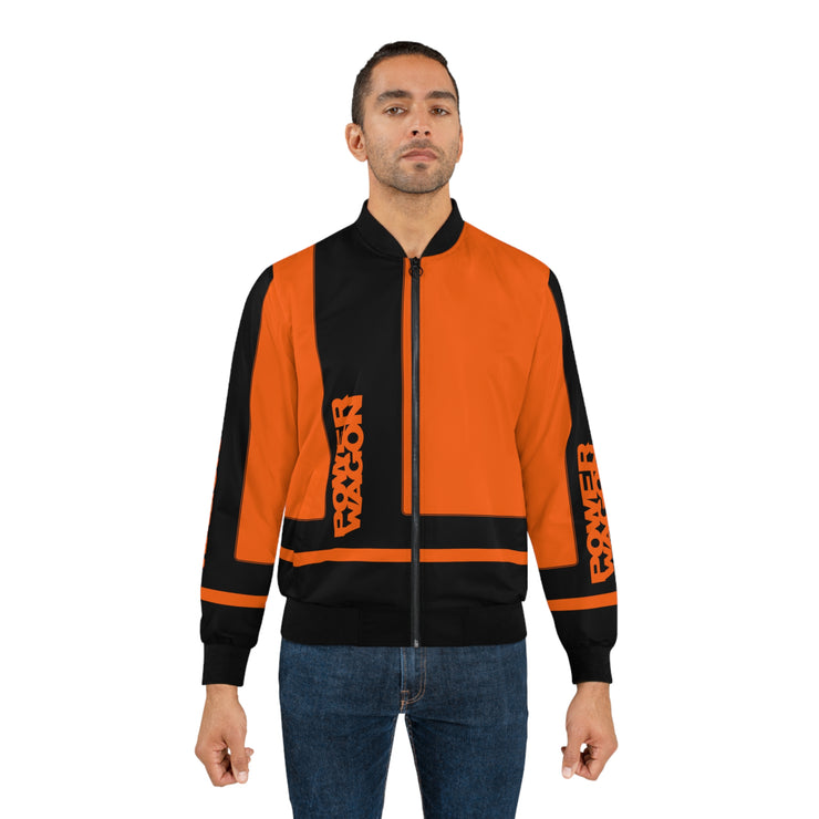 Mopar Power Wagon Truck Tribute Jacket Men's AOP Bomber Jacket orange/black