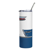 1955 55 Chevy Bel Air Tribute 20 ounce Tumbler with Dark Blue/White