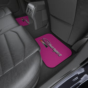 Pink Charger Black Stripe Tribute Car Floor Mats (Set of 4)