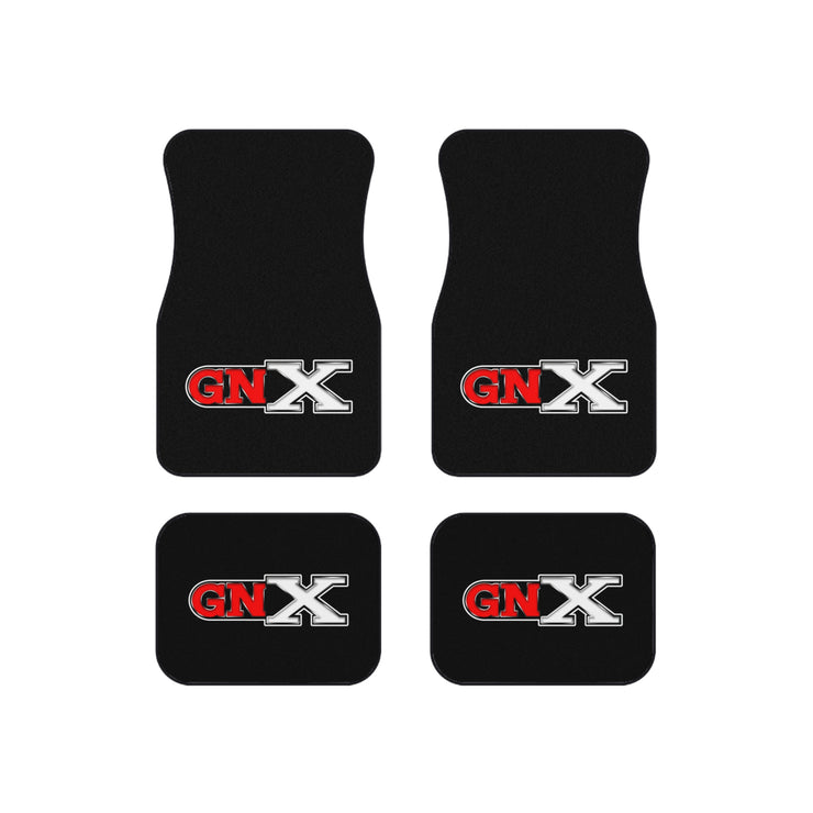 GNX Tribute Car Floor Mats (Set of 4) black