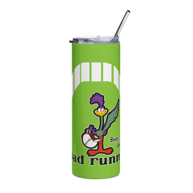 1971 1972 Plymouth Roadrunner Tribute Skinny Matte Tumbler, 20oz Sublime Green