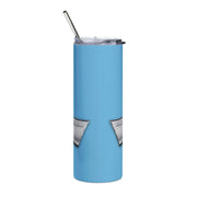 1957 57 Bel Air Tribute 20 ounce Tumbler with Straw Blue
