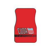 Plymouth Cuda Tribute Car Floor Mats (Set of 4) Red