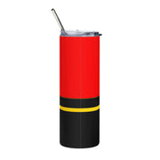 Power Wagon Tribute Skinny Matte Tumbler, 20oz Red / Yellow