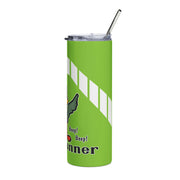 1971 1972 Plymouth Roadrunner Tribute Skinny Matte Tumbler, 20oz Sublime Green
