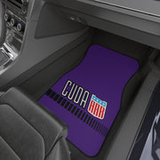 Plymouth Cuda Tribute Car Floor Mats (Set of 4) Purple