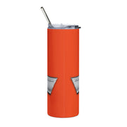 1957 57 Bel Air Tribute 20 ounce Tumbler with Straw Orange
