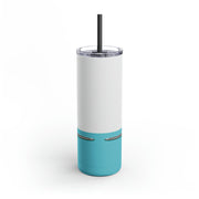 56 Chevy Tribute Skinny Matte Tumbler, 20oz Light Turquoise