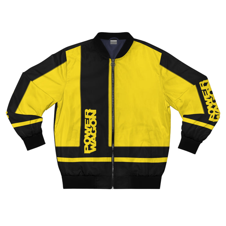 Mopar Power Wagon Truck Tribute Jacket Men's AOP Bomber Jacket  bright yellow/black