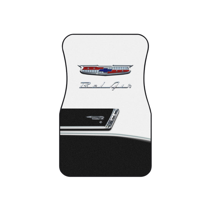 56 1956 Chevy Bel Air Tribute Car Floor Mats (Set of 4) black