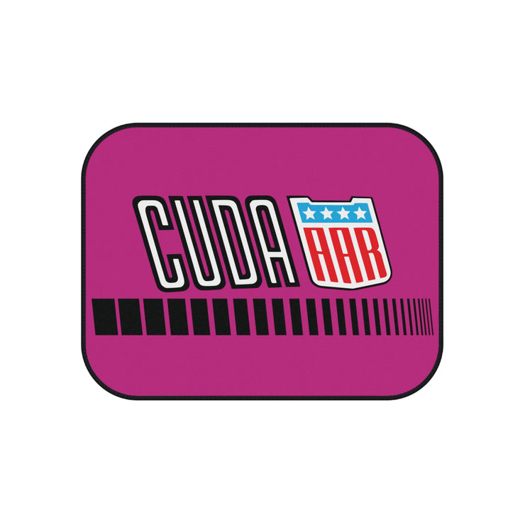 Plymouth Cuda Tribute Car Floor Mats (Set of 4) Pink