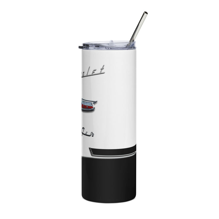 56 Chevy Tribute Skinny Matte Tumbler, 20oz Black
