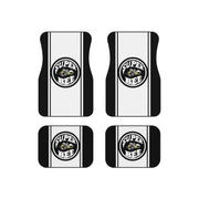 Super Bee Tribute Car Floor Mats (Set of 4) black / white