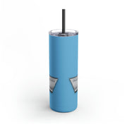 57 Chevy Tribute Skinny Matte Tumbler, 20oz Light Blue