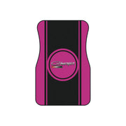 Pink Charger Black Stripe Tribute Car Floor Mats (Set of 4)