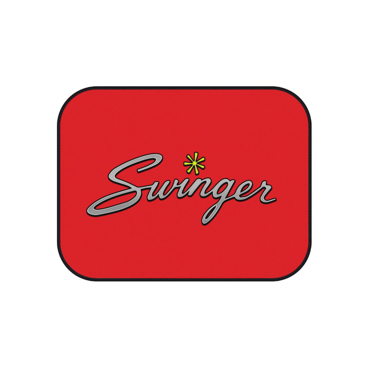 Dart Swinger Tribute Car Floor Mats (Set of 4) red