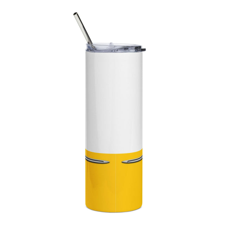 56 Chevy Tribute Skinny Matte Tumbler, 20oz Yellow