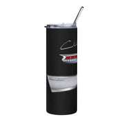 57 Chevy Tribute Skinny Matte Tumbler, 20oz Black