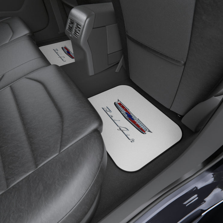 56 1956 Chevy Bel Air Tribute Car Floor Mats (Set of 4) black