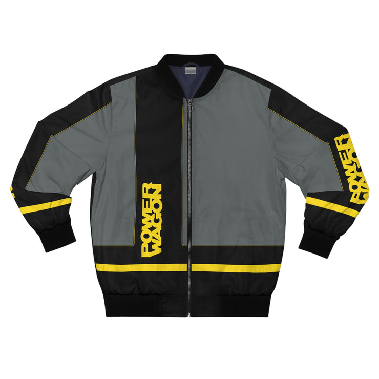 Mopar Power Wagon Truck Tribute Jacket Men's AOP Bomber Jacket  yellow/grey/black