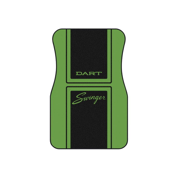 Dart Swinger Tribute Car Floor Mats (Set of 4) sublime green