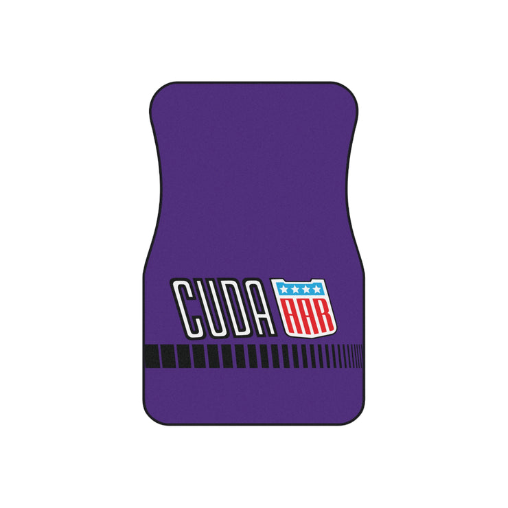 Plymouth Cuda Tribute Car Floor Mats (Set of 4) Purple