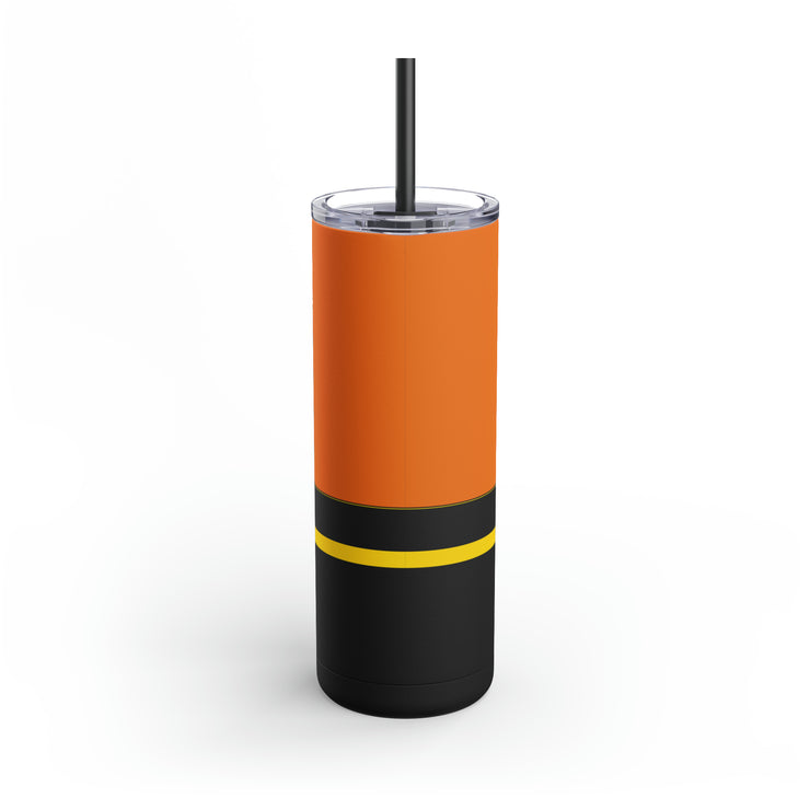 Power Wagon Tribute Skinny Matte Tumbler, 20oz Orange / Yellow