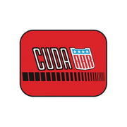 Plymouth Cuda Tribute Car Floor Mats (Set of 4) Red