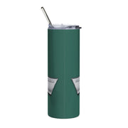 57 Chevy Tribute Skinny Matte Tumbler, 20oz Dark Green