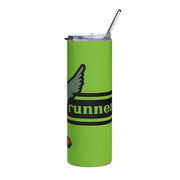 Plymouth Roadrunner Tribute Stainless Steel Tumbler, 20oz | Green/Black