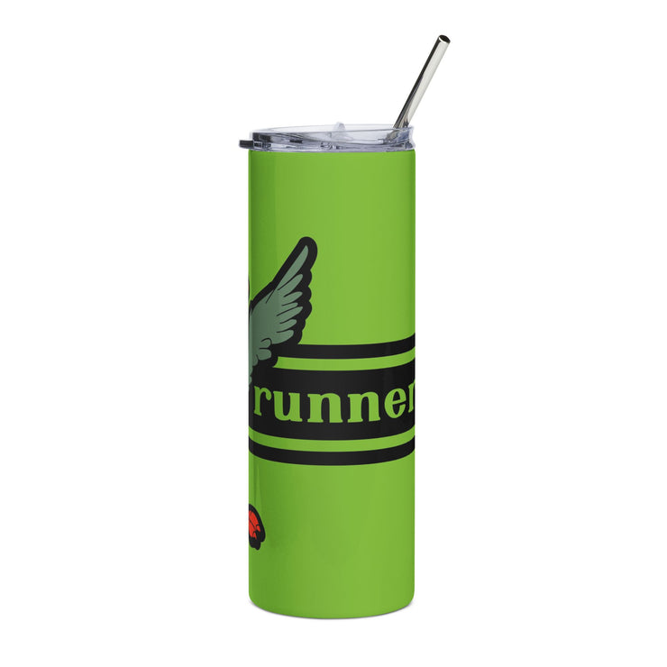 Plymouth Roadrunner Tribute Stainless Steel Tumbler, 20oz | Green/Black