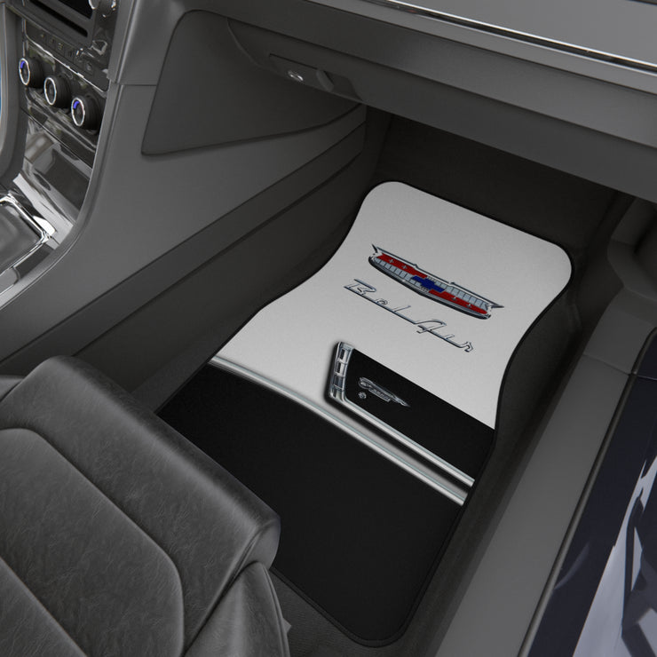 56 1956 Chevy Bel Air Tribute Car Floor Mats (Set of 4) black