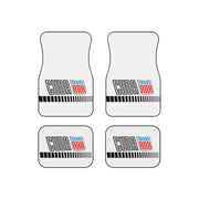 Plymouth Cuda Tribute Car Floor Mats (Set of 4) white