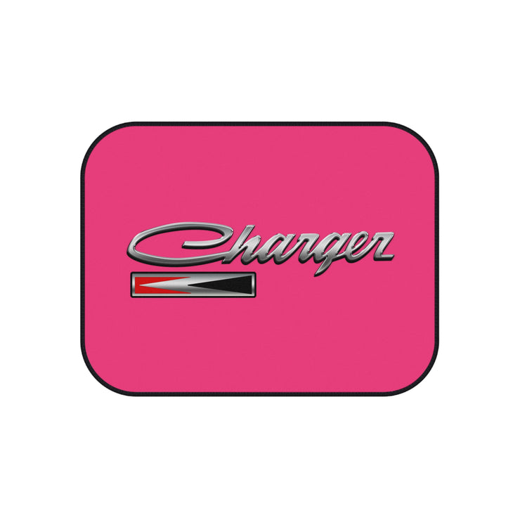 Pink Charger Tribute Car Floor Mats (Set of 4) pink