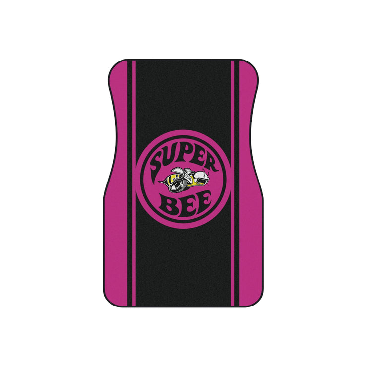 Super Bee Tribute Car Floor Mats (Set of 4) pink