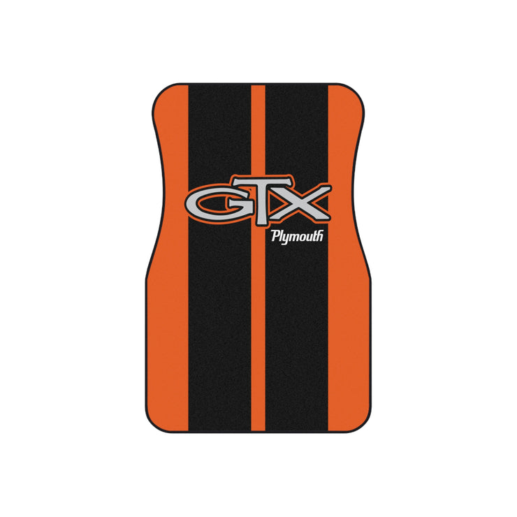 Plymouth GTX Tribute Car Floor Mats (Set of 4) Orange