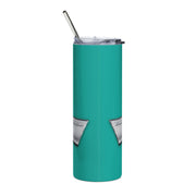 57 Chevy Tribute Skinny Matte Tumbler, 20oz Turquoise