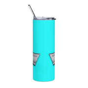 1957 57 Bel Air Tribute  20 ounce Tumbler with Straw Light Turquoise